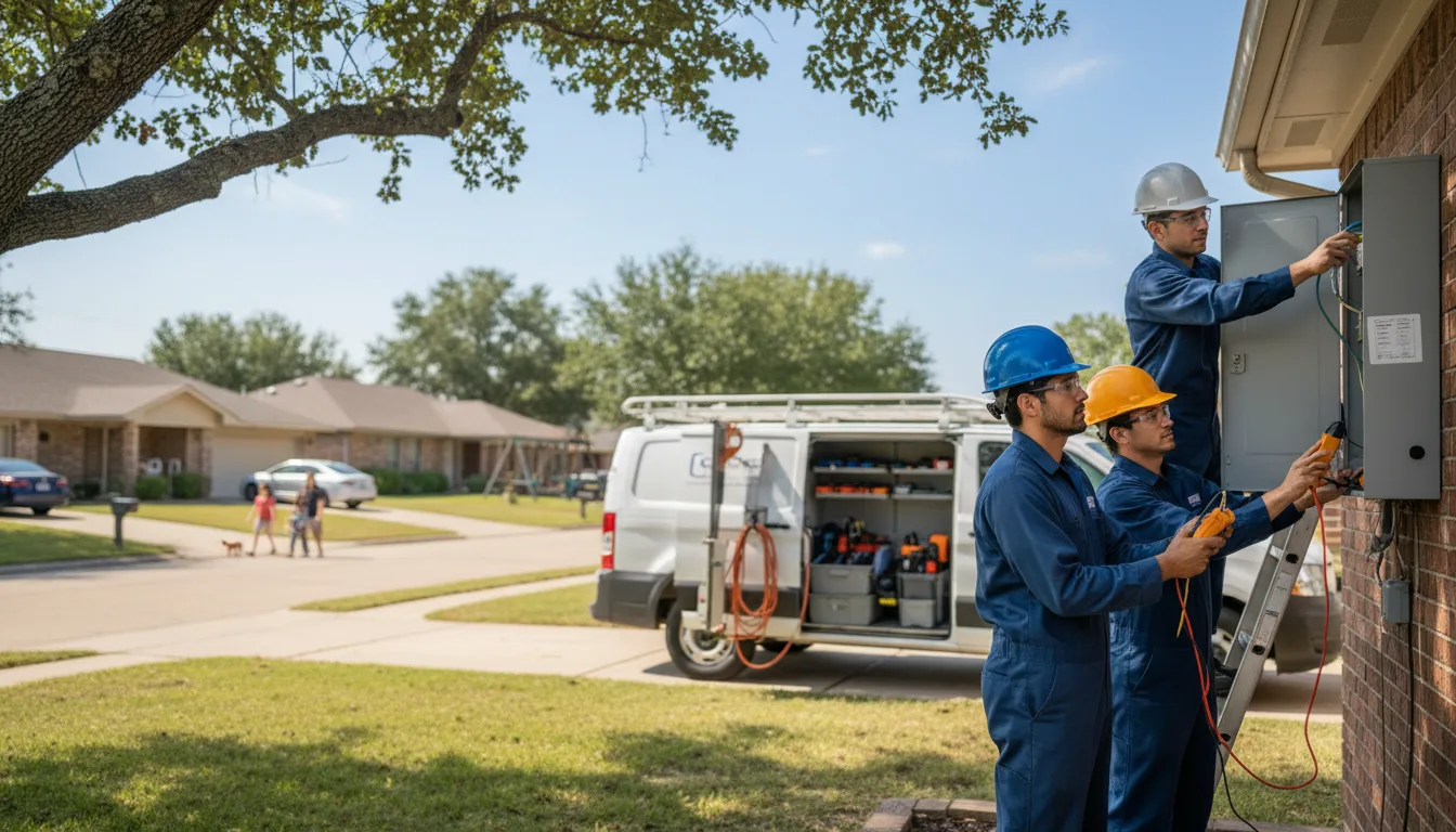 Certified electrician providing emergency electrical services in Bartlesville, OK